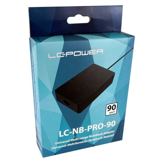 LC-Power LC-NB-PRO-90 adaptateur de puissance & onduleur Intérieure 90 W Noir