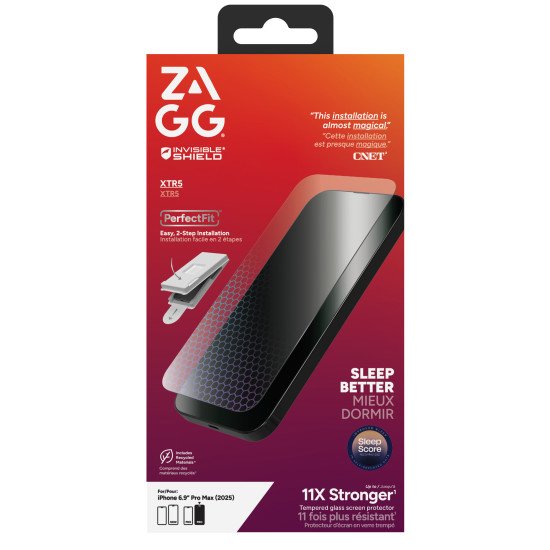 InvisibleShield Glass XTR5 Film de protection anti-reflets Apple 1 pièce(s) InvisibleShield Glass XTR5 Film de protection anti-reflets Apple 1 pièce(s)