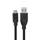 ACT AC3020 câble USB 1 m USB 3.2 Gen 1 (3.1 Gen 1) USB A USB C Noir