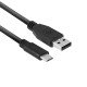 ACT AC3020 câble USB 1 m USB 3.2 Gen 1 (3.1 Gen 1) USB A USB C Noir