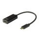 ACT AC7310 câble vidéo et adaptateur 0,15 m USB Type-C HDMI Type A (Standard) Noir