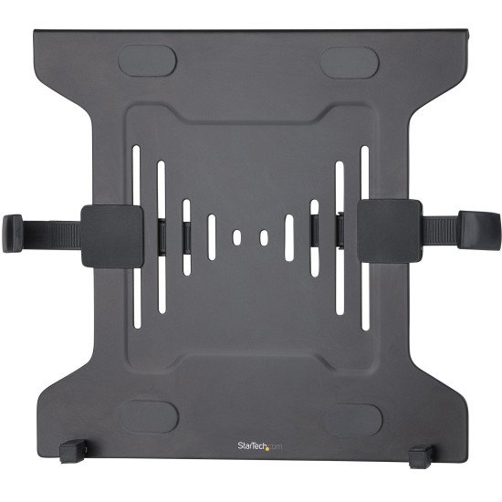 StarTech.com Support pour Ordinateur Portable VESA - Plaque Adaptateur VESA avec Orifices de montage 75x75/100x100 - Support Ordi Portable - Max 4,5kg - Plateau Ventillé pour PC Portable Compatible VESA