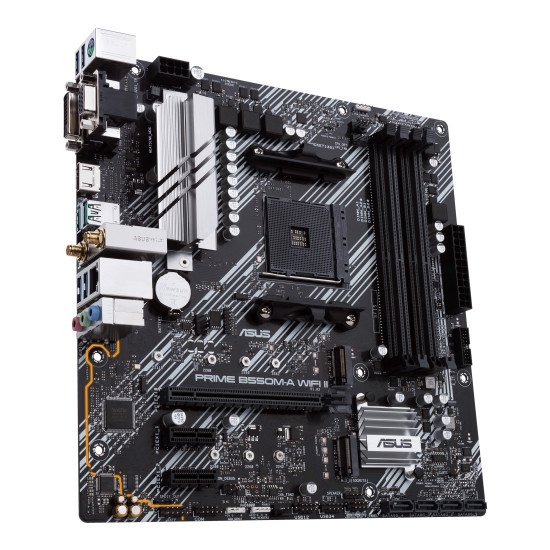 ASUS PRIME B550M-A WIFI II AMD B550 Emplacement AM4 micro ATX