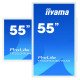 iiyama ProLite TF5539UHSC-W1AG moniteur à écran tactile 139,7 cm (55") 3840 x 2160 pixels Plusieurs pressions Multi-utilisateur Blanc