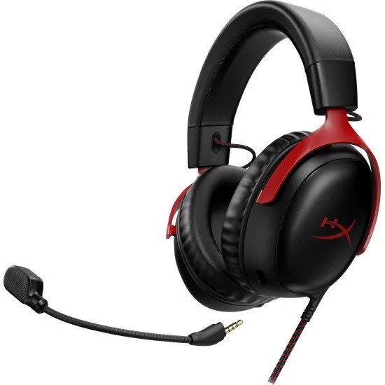 HP HyperX Cloud III — Casque de jeu (noir/rouge) HP HyperX Cloud III — Casque de jeu (noir/rouge)