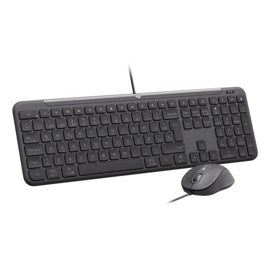 Logitech 920-013359 clavier Souris incluse maison/bureau USB AZERTY Graphite