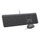 Logitech 920-013359 clavier Souris incluse maison/bureau USB AZERTY Graphite
