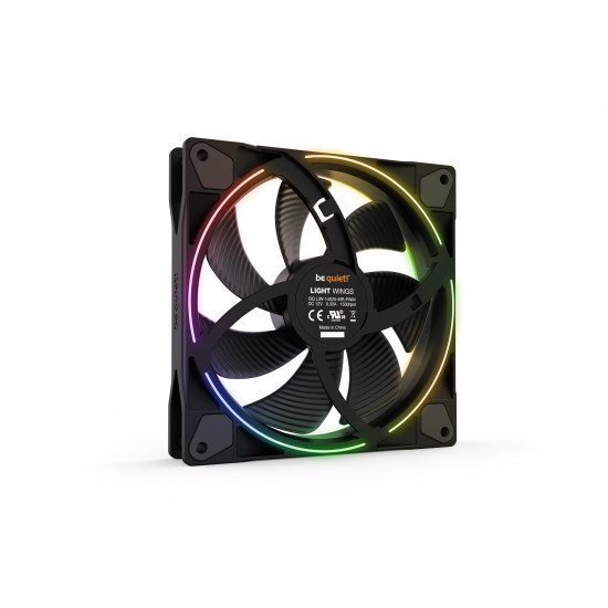 be quiet! Light Wings | 140mm PWM Triple Pack Boitier PC Ventilateur 14 cm Noir 1 pièce(s)