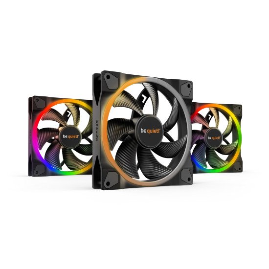 be quiet! Light Wings | 140mm PWM Triple Pack Boitier PC Ventilateur 14 cm Noir 1 pièce(s)