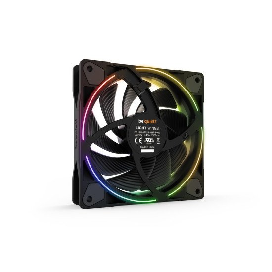 be quiet! Light Wings | 120mm PWM high-speed Boitier PC Ventilateur 12 cm Noir 1 pièce(s)