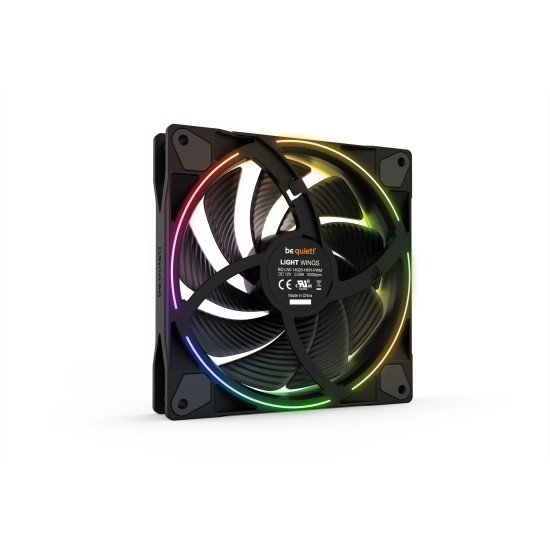 be quiet! Light Wings | 140mm PWM Triple Pack high-speed Boitier PC Ventilateur 14 cm Noir 3 pièce(s)