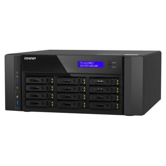 QNAP TS-h1290FX NAS Tower Ethernet/LAN Noir 7232P