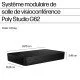 POLY Système de visioconférence Studio G62 avec kit de plaque de montage sans cordon d'alimentation TAA