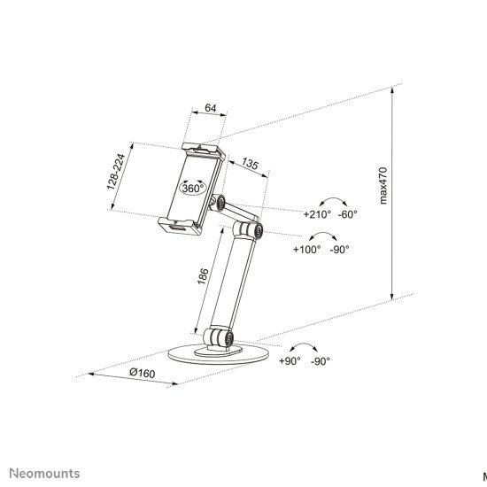 Neomounts by Newstar Support de tablette