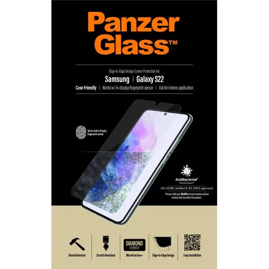 PanzerGlass 7293 écran et protection arrière de téléphones portables Protection d'écran transparent Samsung 1 pièce(s) PanzerGlass 7293 écran et protection arrière de téléphones portables Protection d'écran transparent Samsung 1 pièce(s)