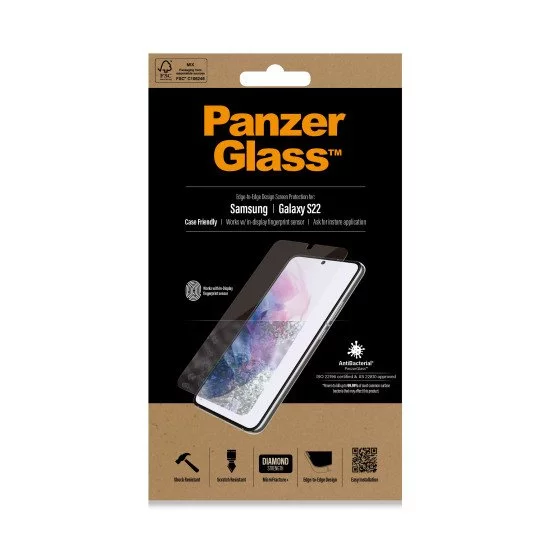 PanzerGlass 7293 écran et protection arrière de téléphones portables Protection d'écran transparent Samsung 1 pièce(s) PanzerGlass 7293 écran et protection arrière de téléphones portables Protection d'écran transparent Samsung 1 pièce(s)