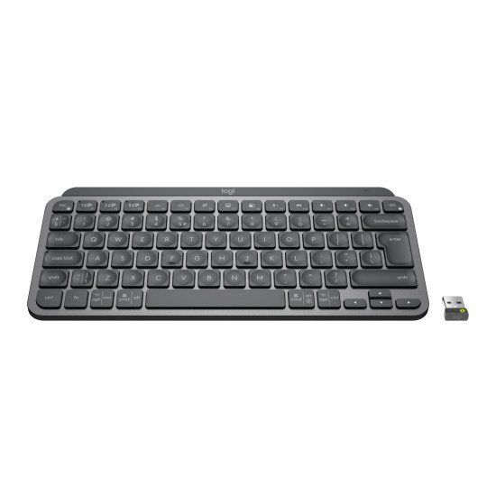 Logitech Mx Keys Mini For Business clavier RF sans fil + Bluetooth QWERTY Anglais Graphite