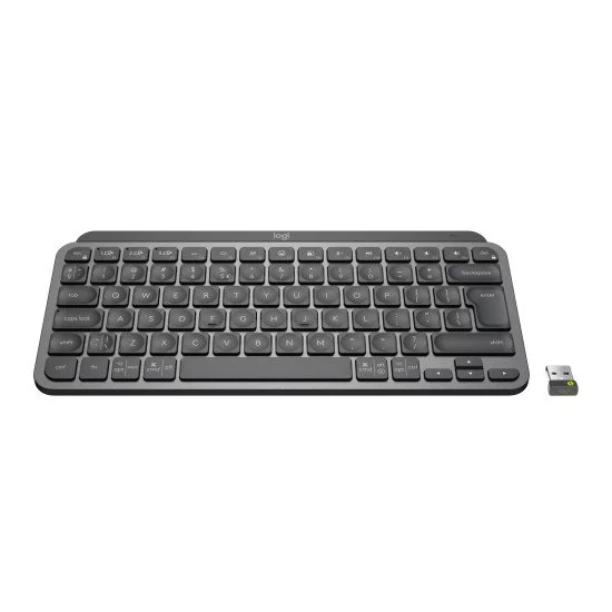 Logitech Mx Keys Mini For Business clavier RF sans fil + Bluetooth QWERTY Anglais Graphite Logitech Mx Keys Mini For Business clavier RF sans fil + Bluetooth QWERTY Anglais Graphite