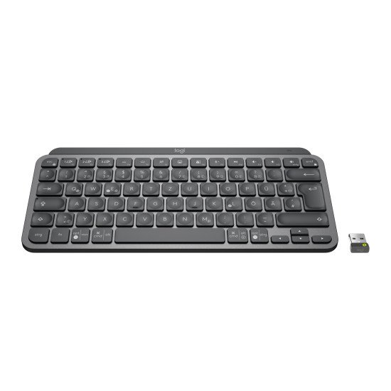 Logitech Mx Keys Mini For Business clavier RF sans fil + Bluetooth QWERTZ Allemand Graphite