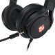 CHERRY JA-2200 Casque Avec fil Arceau Jouer Noir