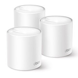 TP-Link Deco X50 (3-pack) Bi-bande (2,4 GHz / 5 GHz) Wi-Fi 6 (802.11ax) Blanc Interne TP-Link Deco X50 (3-pack) Bi-bande (2,4 GHz / 5 GHz) Wi-Fi 6 (802.11ax) Blanc Interne