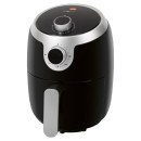 Clatronic FR 3769 H Unique 1,8 L Autonome 1000 W Friteuse d'air chaud Noir, Acier inoxydable