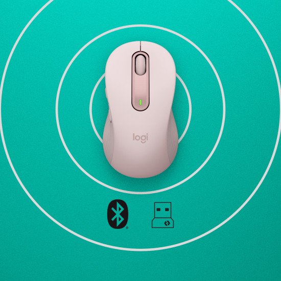 Logitech Signature M650 souris Droitier RF sans fil + Bluetooth Optique 2000 DPI