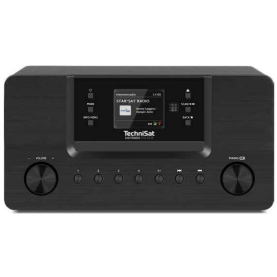TechniSat DigitRadio 570 CD IR Analogique et numérique DAB+, FM Noir Lecture de MP3