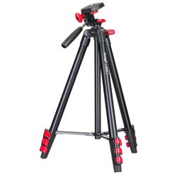 Levenhuk TR10 trépied Universel 3 pieds Noir, Rouge Levenhuk TR10 trépied Universel 3 pieds Noir, Rouge