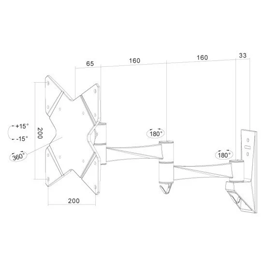 Newstar FPMA-W835 support mural tv Newstar FPMA-W835 support mural tv