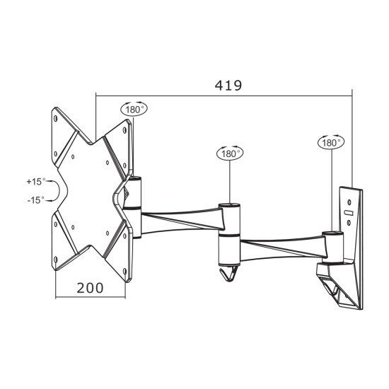 Newstar FPMA-W835 support mural tv