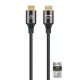 Manhattan Câble HDMI 8K@60 Hz avec Ethernet, 1 m, certifié, adapté à TOUT les usages 8K/4K/1080p/HD - lors de la mise à niveau ou préparez-la pour le moment où vous en aurez besoin, 4K@120 Hz, mâle à mâle, noir, garantie à vie