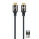 Manhattan Câble HDMI 8K@60 Hz avec Ethernet, 2 m, certifié, adapté à TOUT les usages 8K/4K/1080p/HD - lors de la mise à niveau ou préparez-la pour le moment où vous en aurez besoin, 4K@120 Hz, mâle à mâle, noir, garantie à vie