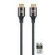 Manhattan Câble HDMI 8K@60 Hz avec Ethernet, 3 m, certifié, adapté à TOUT les usages 8K/4K/1080p/HD - lors de la mise à niveau ou préparez-la pour le moment où vous en aurez besoin, 4K@120 Hz, mâle à mâle, noir, garantie à vie
