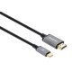 Manhattan Câble USB-C vers HDMI, 4K@60Hz, 1 m, mâle à mâle, noir, garantie 3 ans, équivalent à CDP2HD2MBNL
