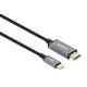 Manhattan Câble USB-C vers HDMI, 4K@60Hz, 2 m, mâle à mâle, noir, garantie 3 ans, équivalent à CDP2HD2MBNL