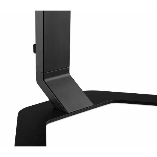 Manhattan Support de sol ultra-fin pour TV/moniteurs, montage sur pied, écrans 37" à 55", Compatibilité VESA : de 200x200 à 400x400 mm (vérifiez les dimensions des quatre trous de fixation à l'arrière), charge max. 40 kg