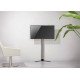 Manhattan Support de sol ultra-fin pour TV/moniteurs, montage sur pied, écrans 37" à 55", Compatibilité VESA : de 200x200 à 400x400 mm (vérifiez les dimensions des quatre trous de fixation à l'arrière), charge max. 40 kg