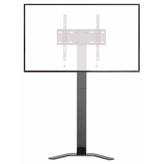 Manhattan Support de sol ultra-fin pour TV/moniteurs, montage sur pied, écrans 37" à 55", Compatibilité VESA : de 200x200 à 400x400 mm (vérifiez les dimensions des quatre trous de fixation à l'arrière), charge max. 40 kg