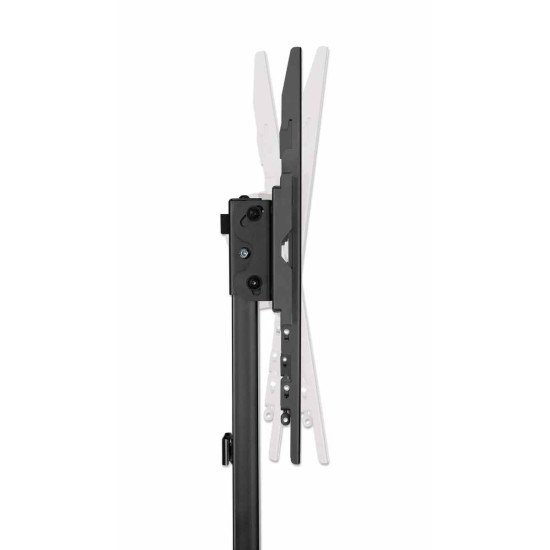 Manhattan Support de sol ultra-fin pour TV/moniteurs, montage sur pied, écrans 37" à 55", Compatibilité VESA : de 200x200 à 400x400 mm (vérifiez les dimensions des quatre trous de fixation à l'arrière), charge max. 40 kg
