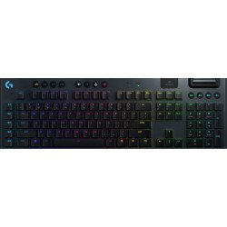 Logitech G G915 LIGHTSPEED Wireless RGB Mechanical Gaming Keyboard - GL Tactile clavier RF sans fil + Bluetooth Belge Charbon