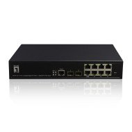 LevelOne GEP-1061 commutateur réseau Géré L2 Gigabit Ethernet (10/100/1000) Connexion Ethernet POE Noir