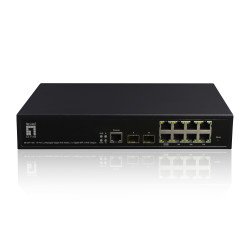 LevelOne GEP-1061 commutateur réseau Géré L2 Gigabit Ethernet (10/100/1000) Connexion Ethernet POE Noir