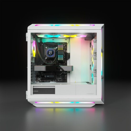 Corsair iCUE 5000T RGB Midi Tower Blanc