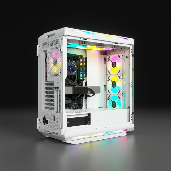 Corsair iCUE 5000T RGB Midi Tower Blanc