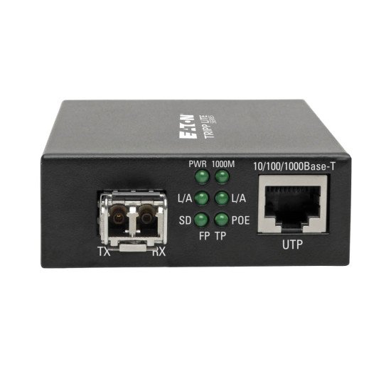 Tripp Lite N785-INT-PLCMM1 convertisseur de support réseau 1000 Mbit/s 850 nm Noir