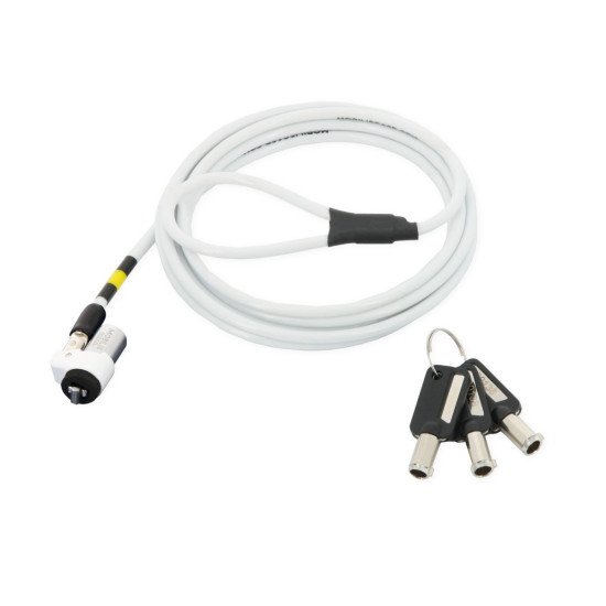 Mobilis 001326 câble antivol Blanc 1,8 m