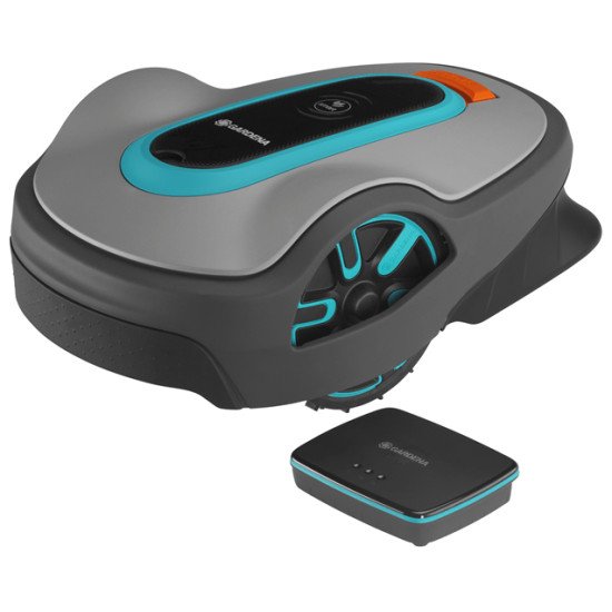 Gardena smart SILENO life Tondeuse à gazon robot Batterie Noir, Bleu, Gris