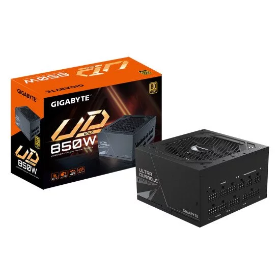 GIGABYTE UD850GM unité d'alimentation d'énergie 850 W 20+4 pin ATX ATX Noir GIGABYTE UD850GM unité d'alimentation d'énergie 850 W 20+4 pin ATX ATX Noir