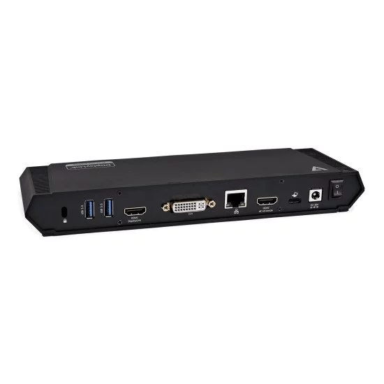 V7 DOCKUSBC Station d'accueil USB 3.2 Gen 1 (3.1 Gen 1) Type-A Noir V7 DOCKUSBC Station d'accueil USB 3.2 Gen 1 (3.1 Gen 1) Type-A Noir